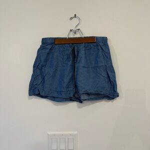 Haute Monde Denim Blue Athletic Shorts